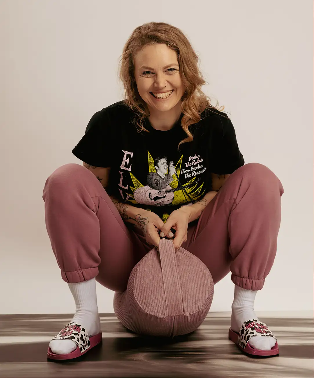 Platzhalter: Portrait von Magda in Yoga-Haltung