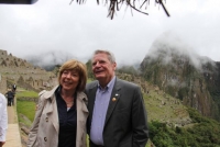 German president visited Machu Picchu